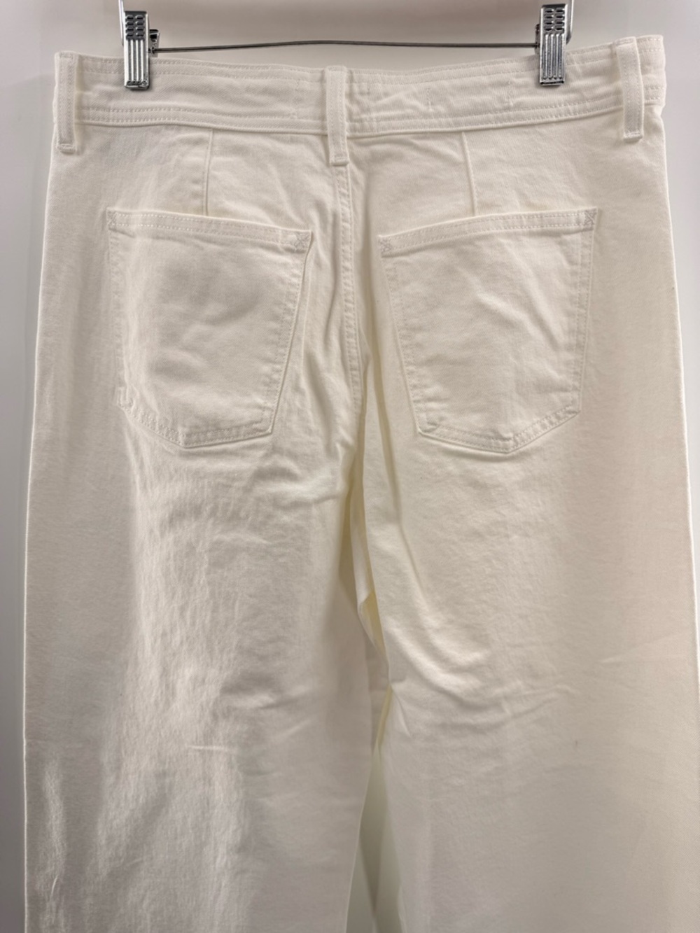 NWT High-Rise Sailor Wide Leg Ankle Jeans Relaxed Fit Universal Thread White 12 - Picture 7 of 11